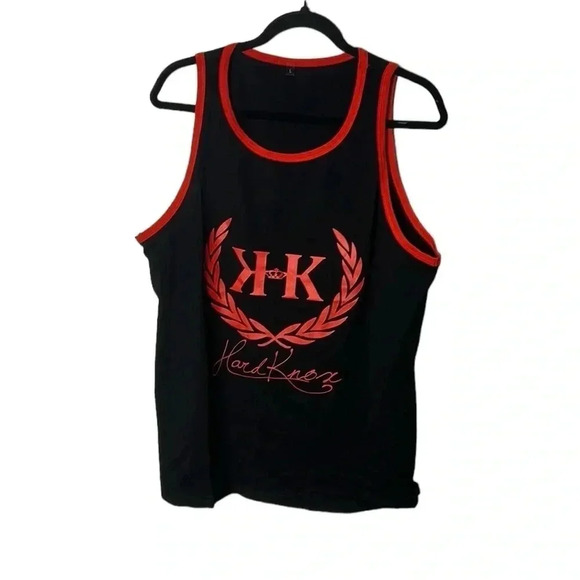Y2K, NWOT,Muscle tees,muscle shirt,gym,Hard knocks,crown,grunge,biker,gym,resort - Picture 2 of 8